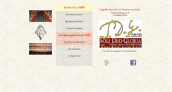 Desktop Screenshot of cappellamusicale.it